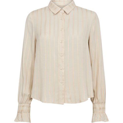 NÜ Cherin Skjorte med struktur, Creme